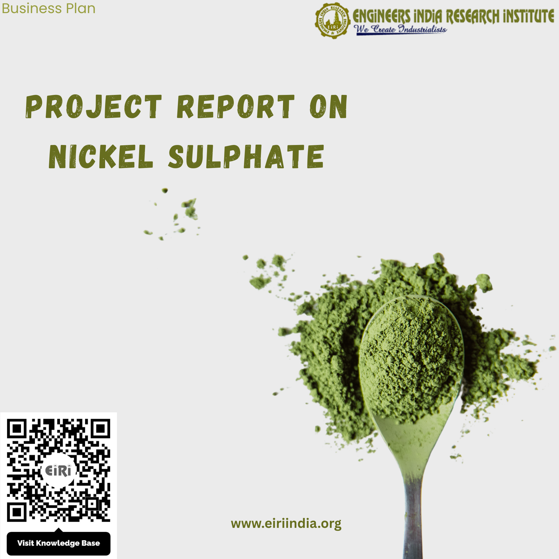 Project Report on Nickel Sulphate (500 kg per day)